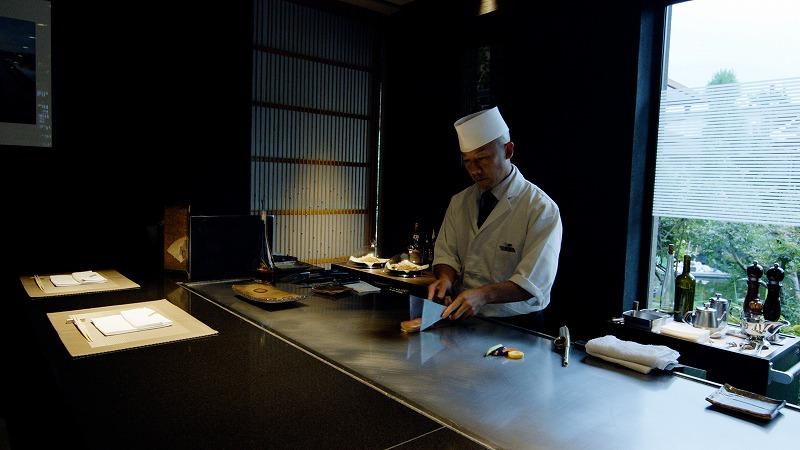鉄板焼きカウンター