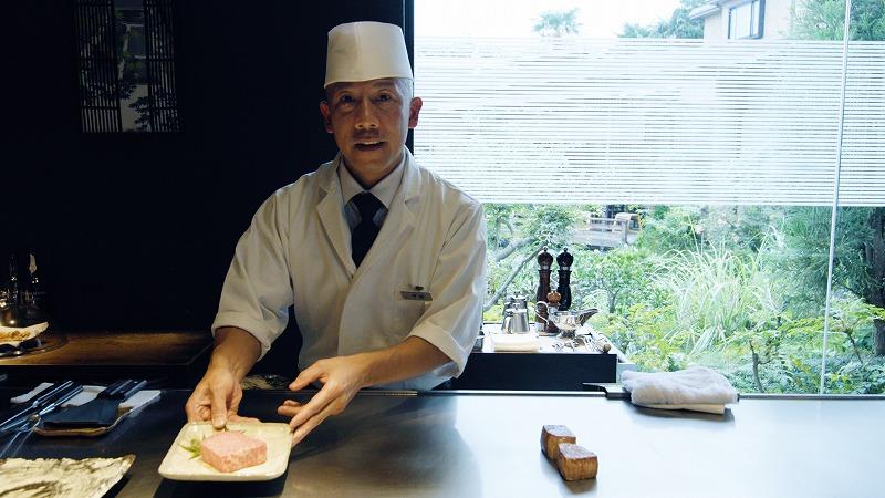 鉄板焼きカウンター